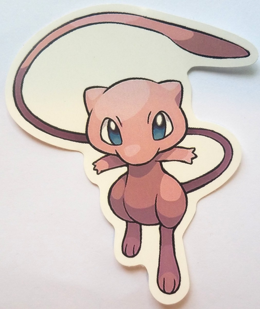 Mew - Pokemon Vinyl Sticker | eBay