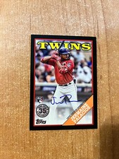 2023 Topps Series 2 - Jermaine Palacios - Black 1988 Topps Rookie Auto #d /199