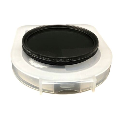 ND Filter ND Fader ND2-ND400 1-9 Stops 40/43/46/49/52/55/58/62/66/72/77/82mm - Picture 33 of 35