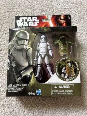 Star Wars The Force Awakens First Order Stormtrooper 9cm Armour Figure ...