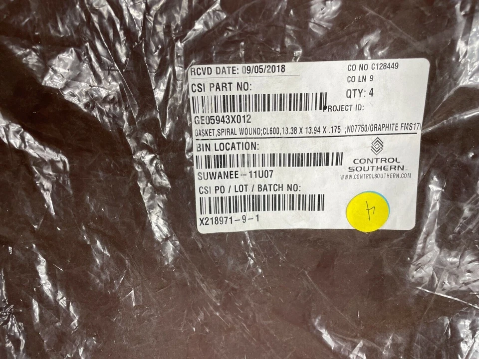 Dichtung spiralgewickelt; CL 600, 13,38x13,94x 0,175 - geo5943x012 - Bild 2 von 2
