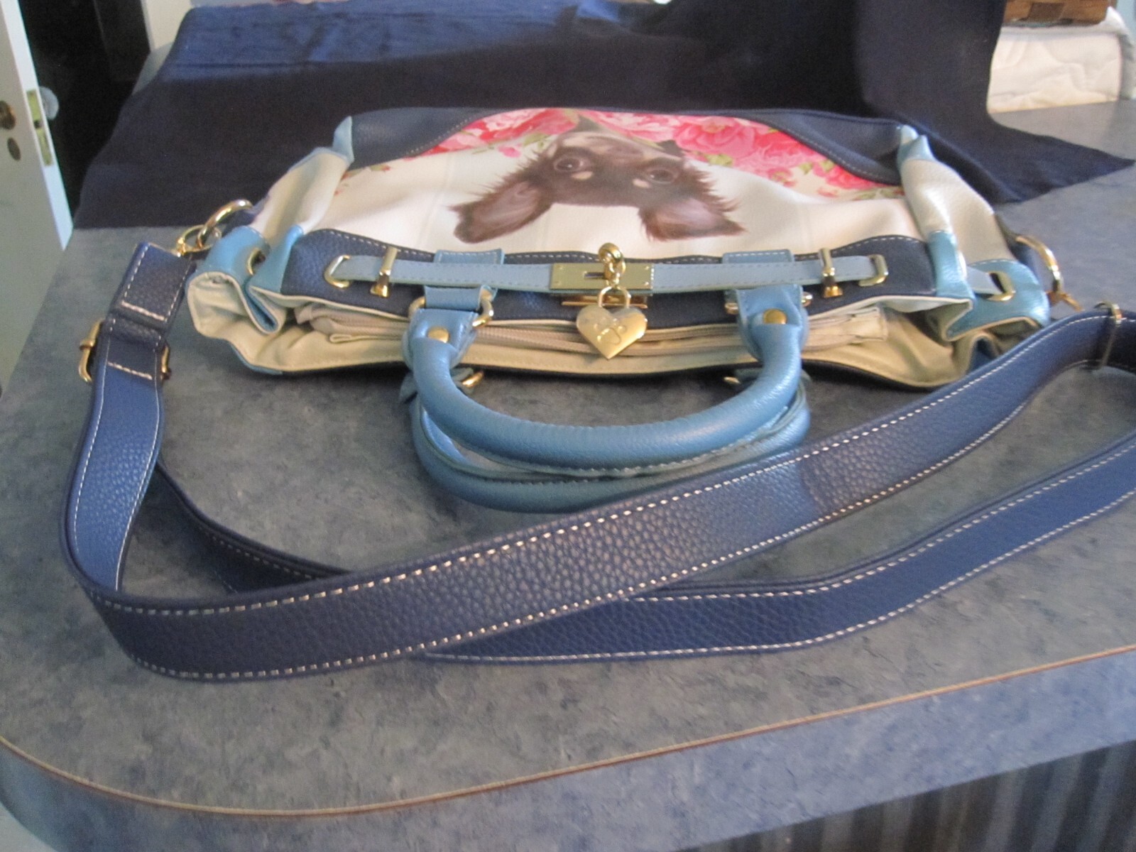 bradford-exchange-dachshund-crossbody-purse-handbag-ebay