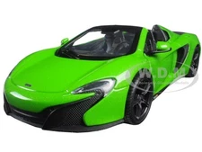 MCLAREN 650S SPIDER GREEN 1:24 DIECAST MODEL CAR BY MOTORMAX 79326