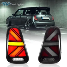 VLAND LED Tail Lights For 2001-2006 Mini Cooper R50 R52 R53 W/Start-UP Animation