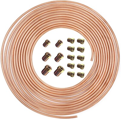 25 ft 3/16 Copper-Nickel Brake Line Kit Complete Lebanon