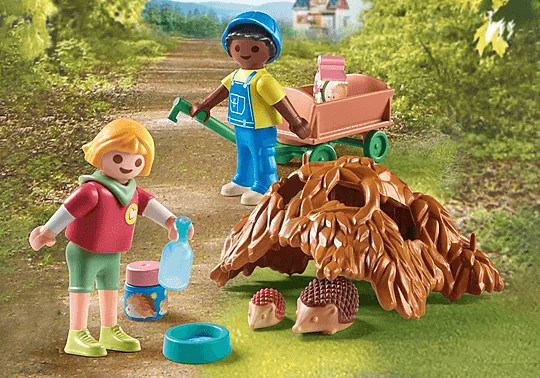 Playmobil My Life 71512 Care of the Hedgehog Family