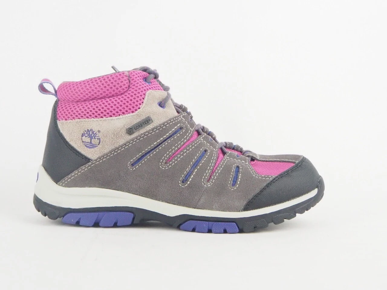 Stivali da passeggio Timberland Zip Trail GTX 8899R grigi scamosciati escursionismo bambina