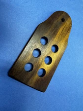 50cal Muzzleloader BulletBoard ( Speedloader) Solid Walnut, Hand Rubbed Finish 