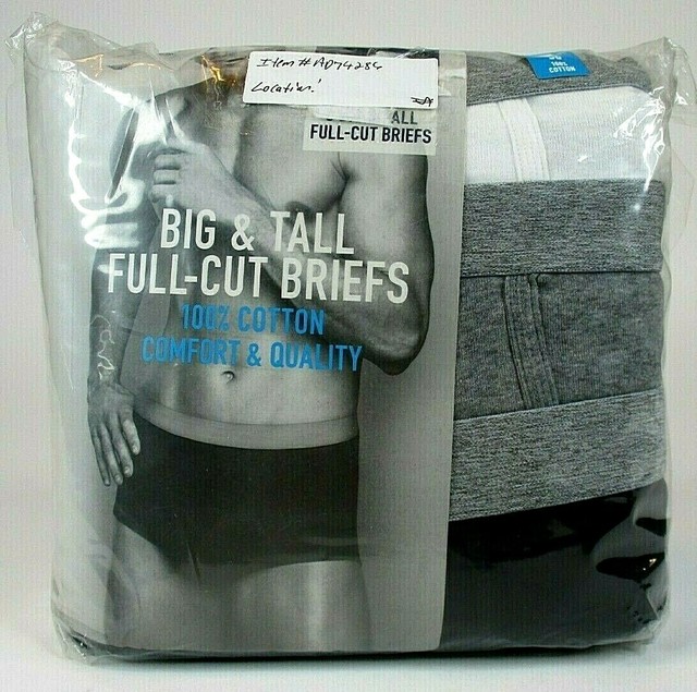 Stafford 6 Pack 100 Cotton FullCut Briefs Underwear Undies SIZE 56