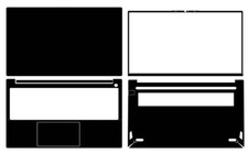 Carbon Vinyl Sticker Skin Cover for Acer GO 16 S16-41-7GU1 16" 2024 Laptop Decal