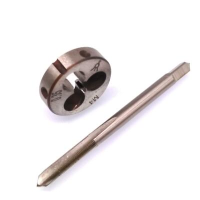 US Stock HSS M4 x 0.35mm Tap & M4 x 0.35mm Die Metric Thread Right Hand