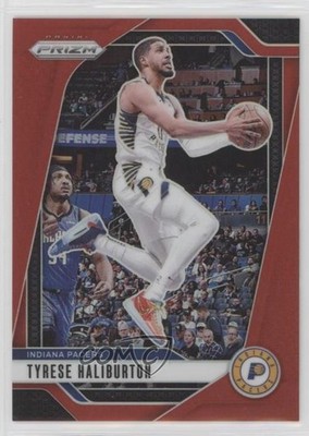 2024-25 Panini Prizm Red Prizm 51/299 Tyrese Haliburton #99 0nr3
