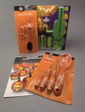 Halloween Pumpkin Carving Tools Stencils & Power Saw Kits(4) DIY Decorating New