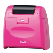 Plus Personal Information Protection Stamp Roller Keshipon Wide Pink Is-510Cm 3_