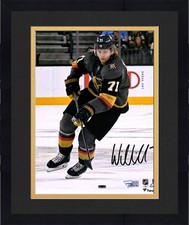 Framed William Karlsson Vegas Golden Knights Signed 8x10 Black Skating Photo
