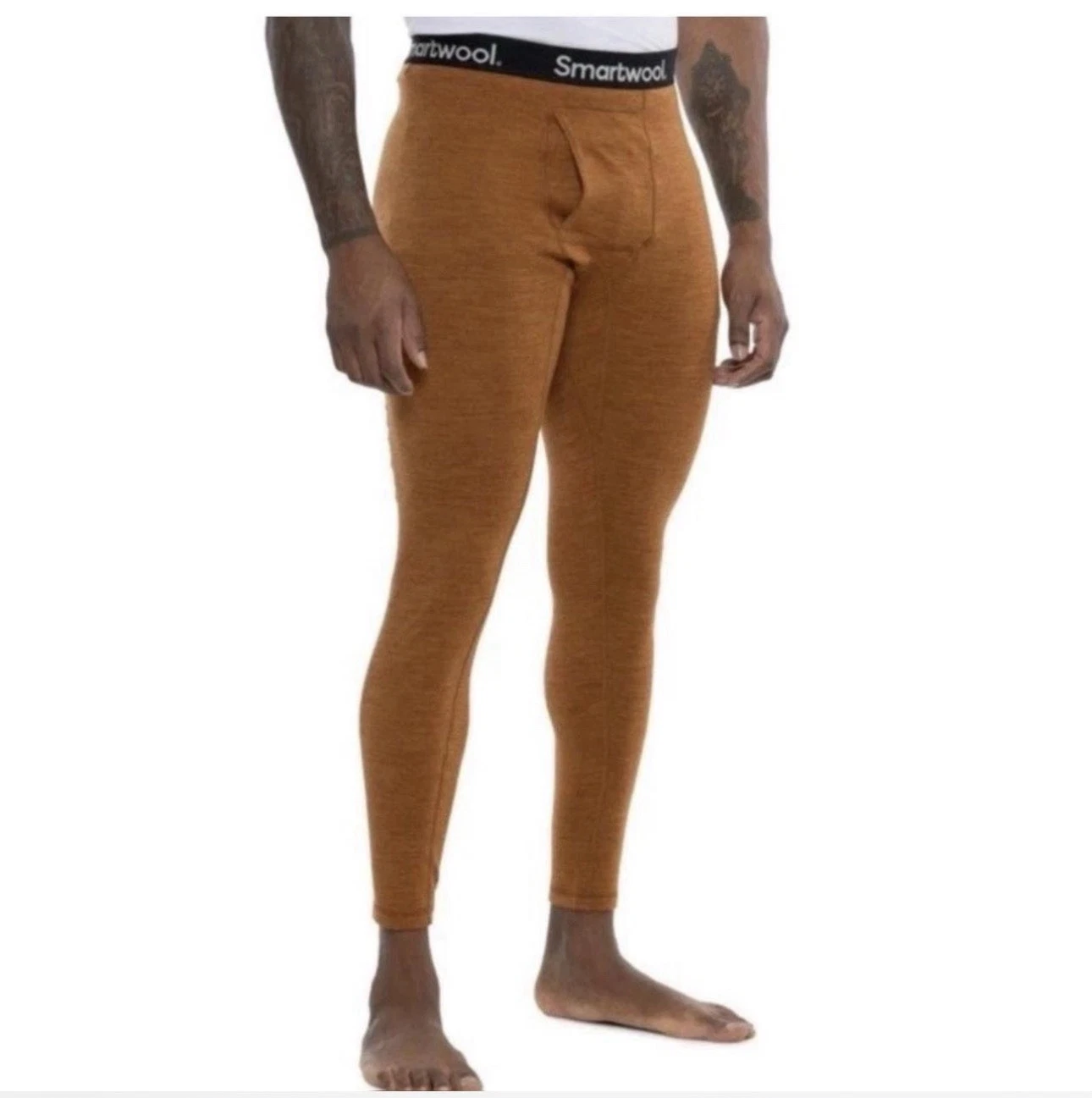 $115 SmartWool Men's Thermal Merino WoolBase Layer Bottom- Acorn - XLarge -New
