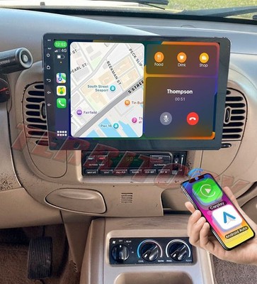 Wireless Carplay For Ford Expedition 1998 2002 Car Radio Android 13 GPS WIFI