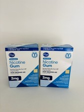 KROGER - 2mg Uncoated Nicotine gum - 2 Boxes - 220 Total pcs. Exp. 7/26 - NEW