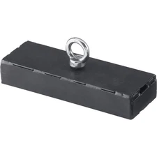 AMK Magnetics Black Heavy-Duty Holding/Retrieving Magnet — 175-Lb. Capacity,