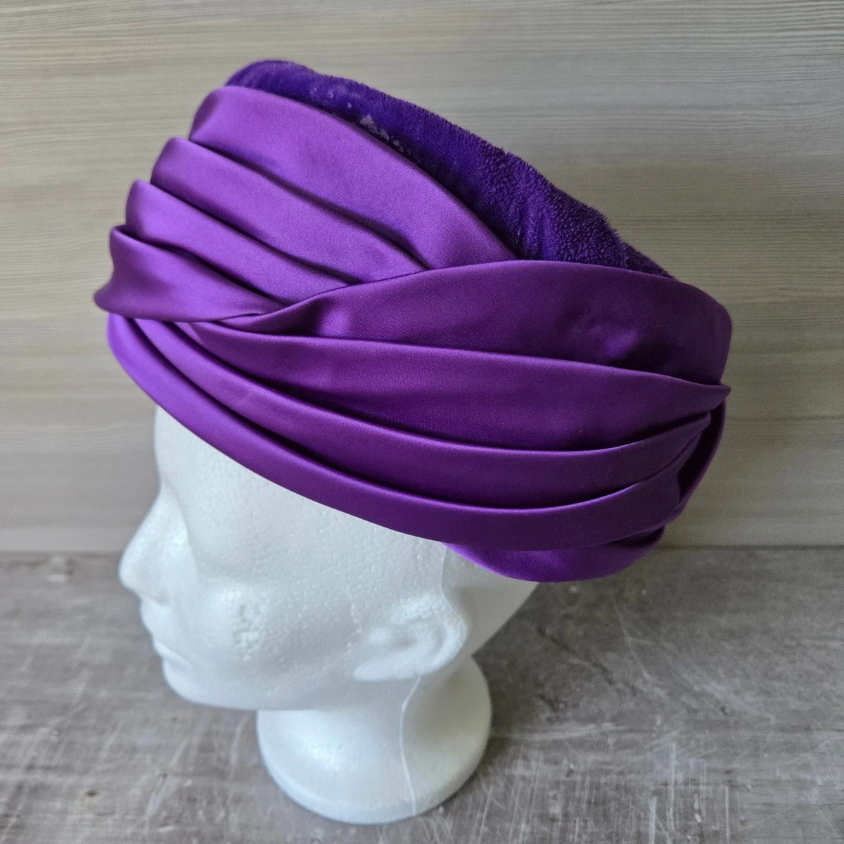 Purple 1960s Vintage Hats for Women for sale | eBay display picture 1