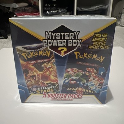 Pokémon TCG Mystery Power Box Sealed 5 Booster Packs Special Edition 2022