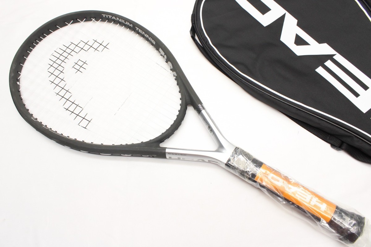 NOS* HEAD TITANIUM Ti.S6 OVERSIZE TENNIS RACQUET (4 1/4) W/ COV