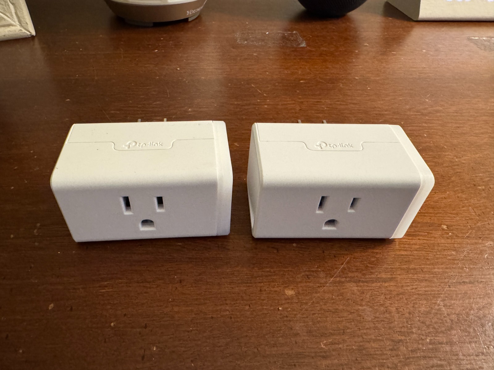 2-Pack TP-Link Kasa Smart Wifi Plug Mini 15A Outlet HomeKit HS103 - Used