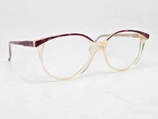 Alain Mikli Paris 049 890 Crystal Clear Purple Eyeglasses Frame France 50-14-135