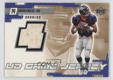 2000 Upper Deck UD Game Jersey Brian Griese #BG 1o8c
