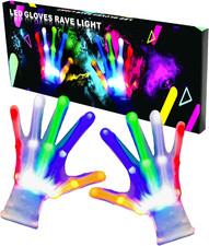 SLIUGLOVEUN Kids Toys LED Gloves Toys Gifts for Age 5-7 8-12 Years Old Boys Girl