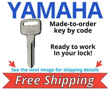 Yamaha Motorcycle ATV Snowmobile Keys Replacement Key Cut by Code 3201-3250