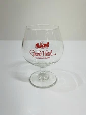 Rare Grand Hotel Mackinac Island Brandy glasses Libbey Brand New