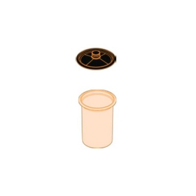 Itw Devilbiss DEV-DPV-34-125-K50 34oz/1000ml Cup, 125 Micron Lid, Kit 50