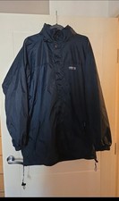Regatta Men's Navy Waterproof Hooded Rain/Wind Jacket Size Large