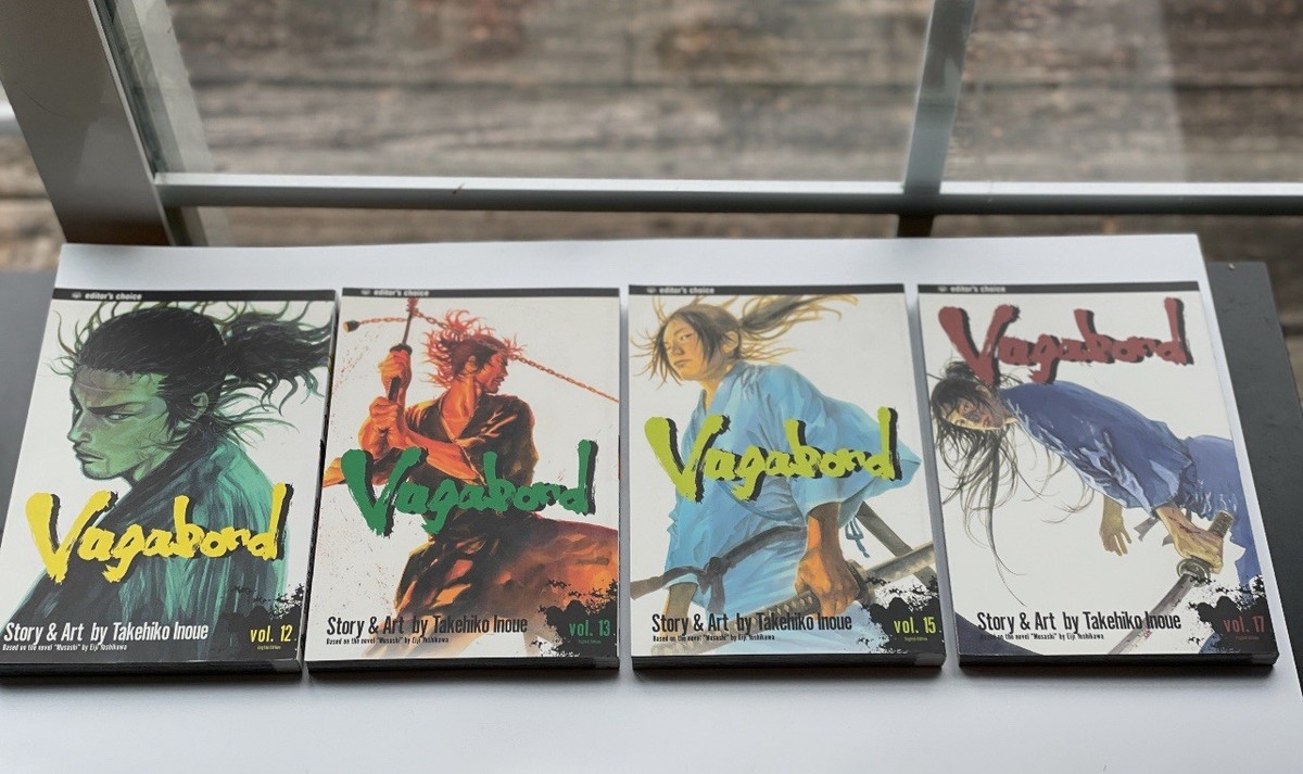 Vagabond English manga volume 2-8, 12,13,15,17,20,23,24,28 | eBay