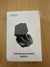 Image of New Acer Black Wireless Bluetooth Headphones / Earbuds OHR625 (Dec 2025 Model)