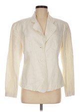 Ann Taylor Women White Blazer 8