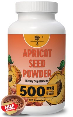 Organic Apricot Kernel Powder 120 Caps