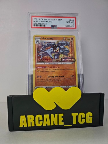 Machamp graded PSA 8 for sale on eBay