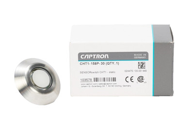 CAPTRON CHT1-158P-30 CAPACITIVE PUSHBUTTON SENSOR SWITCH IP69K, 22MM, STATIC