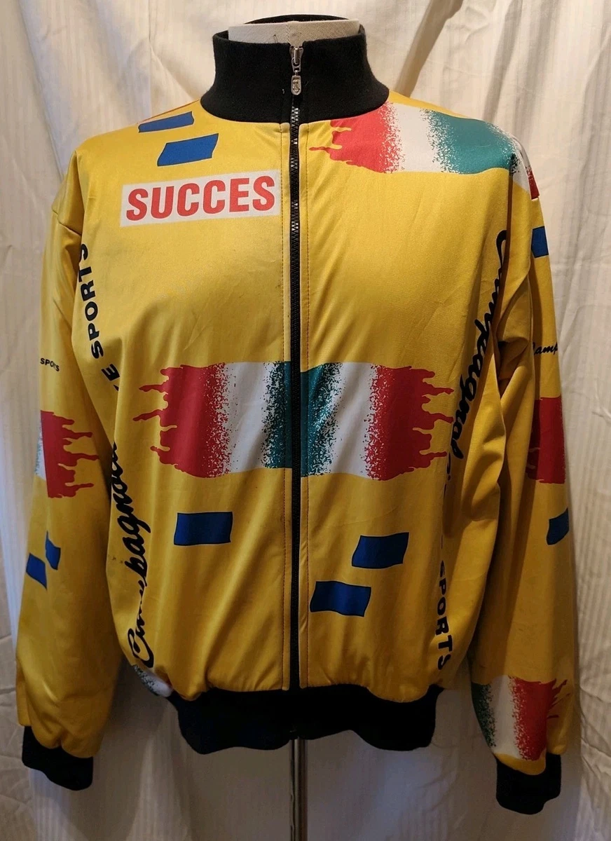 Veste Cycliste Vintage José ALVAREZ - Années 70, Orange, Taille S, Made In France