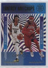 2020-21 Panini Illusions Fantasy Matchups Ja Morant Allen Iverson #5 HOF 1u6