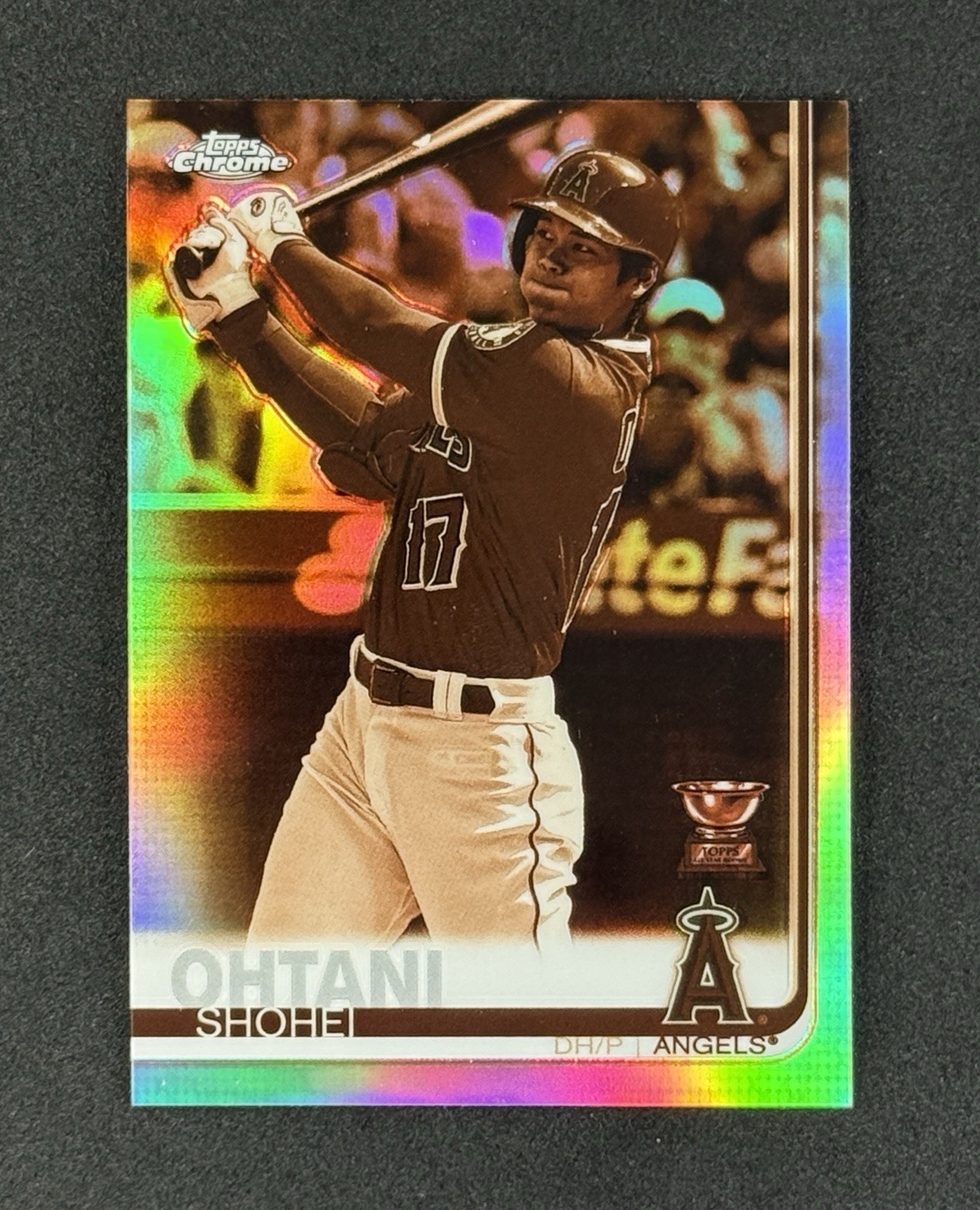 2019 Topps Chrome SHOHEI OHTANI SEPIA REFRACTOR #1 LOS ANGELES ANGELS