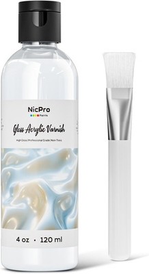 High Gloss Finish Varnish - Perfect for Acrylics and Hobby Painting