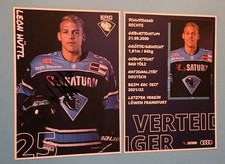 DEL Eishockey Autogrammkarte ERC Ingolstadt Leon H&uuml;ttl