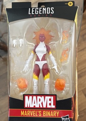 Marvel Legends Series Binary Female Hands Flame Effects 1/12 Scale Hasbro 6''