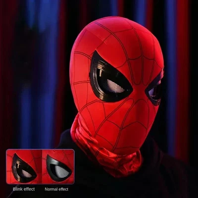 MARKENLOS Spider Man Maske Kinder Erwachsene Cosplay bewegliche Augen elektronisch