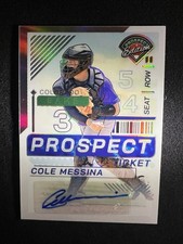 Cole Messina #95 Silver Prizm RC Auto - 2024 Panini Prospect Edition