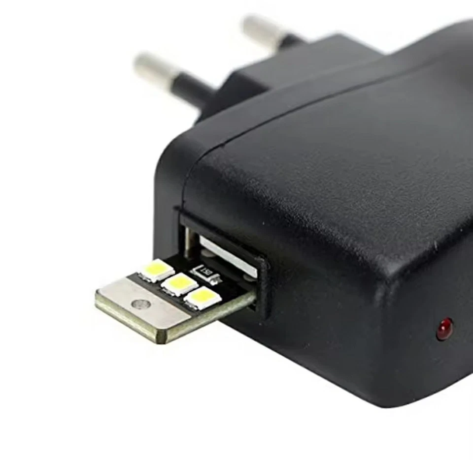 Lot de 5 Mini Lampe LED format clé USB porte clé Lumière blanche Liseuse flash - Photo 2/4