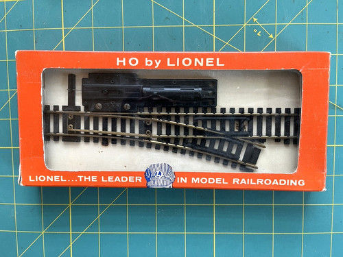 Raro HO de Lionel No. 0942 Instrucciones de interruptor manual derecho y piezas de interruptor | Condition: Used
